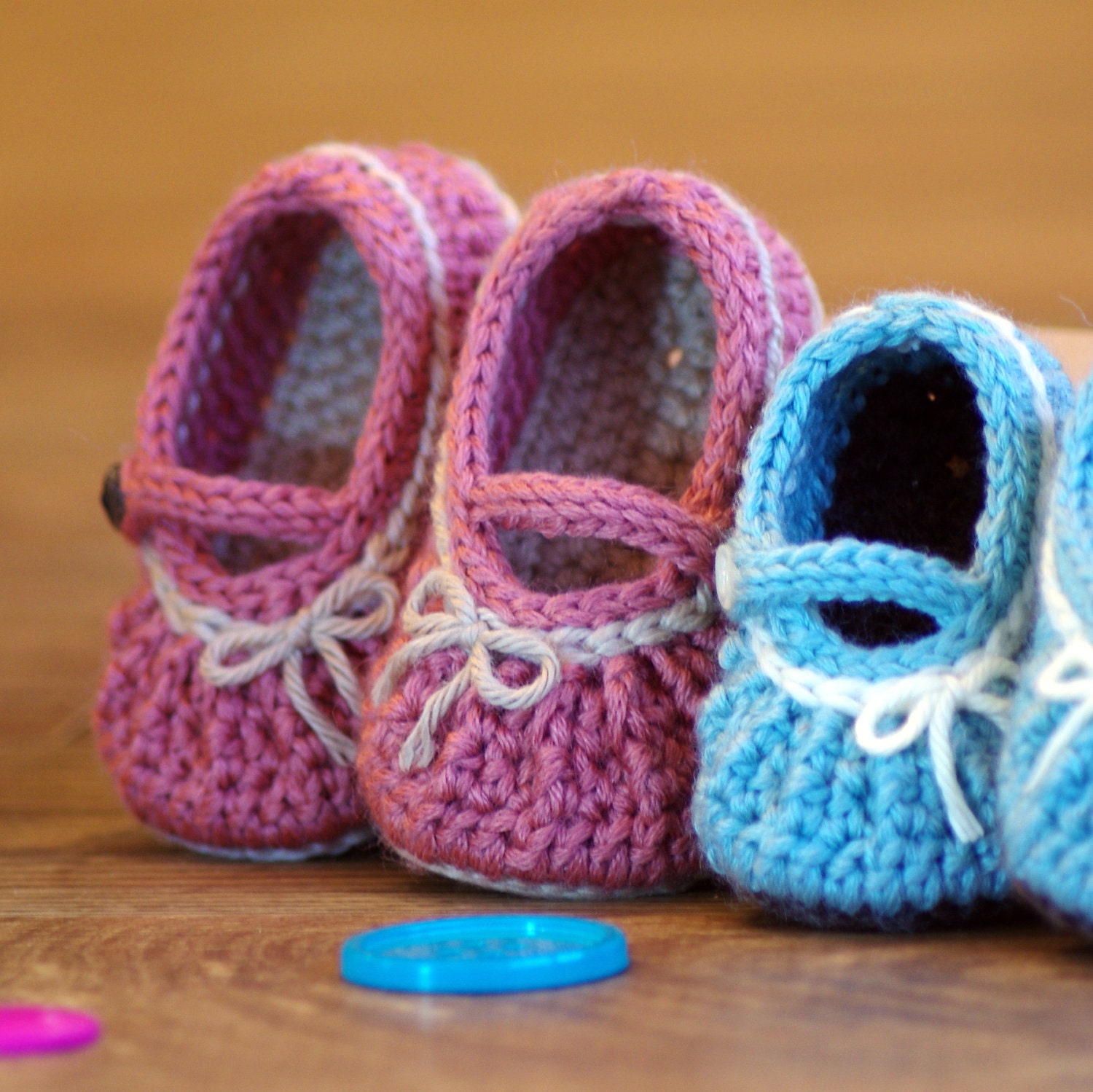 Crochet Patterns Too Cute  Mary Janes with gathering pattern number 210 Instant Download