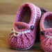 Crochet Pattern Too Cute  Mary Janes with easy gathering pattern number 210 PDF Instant Download