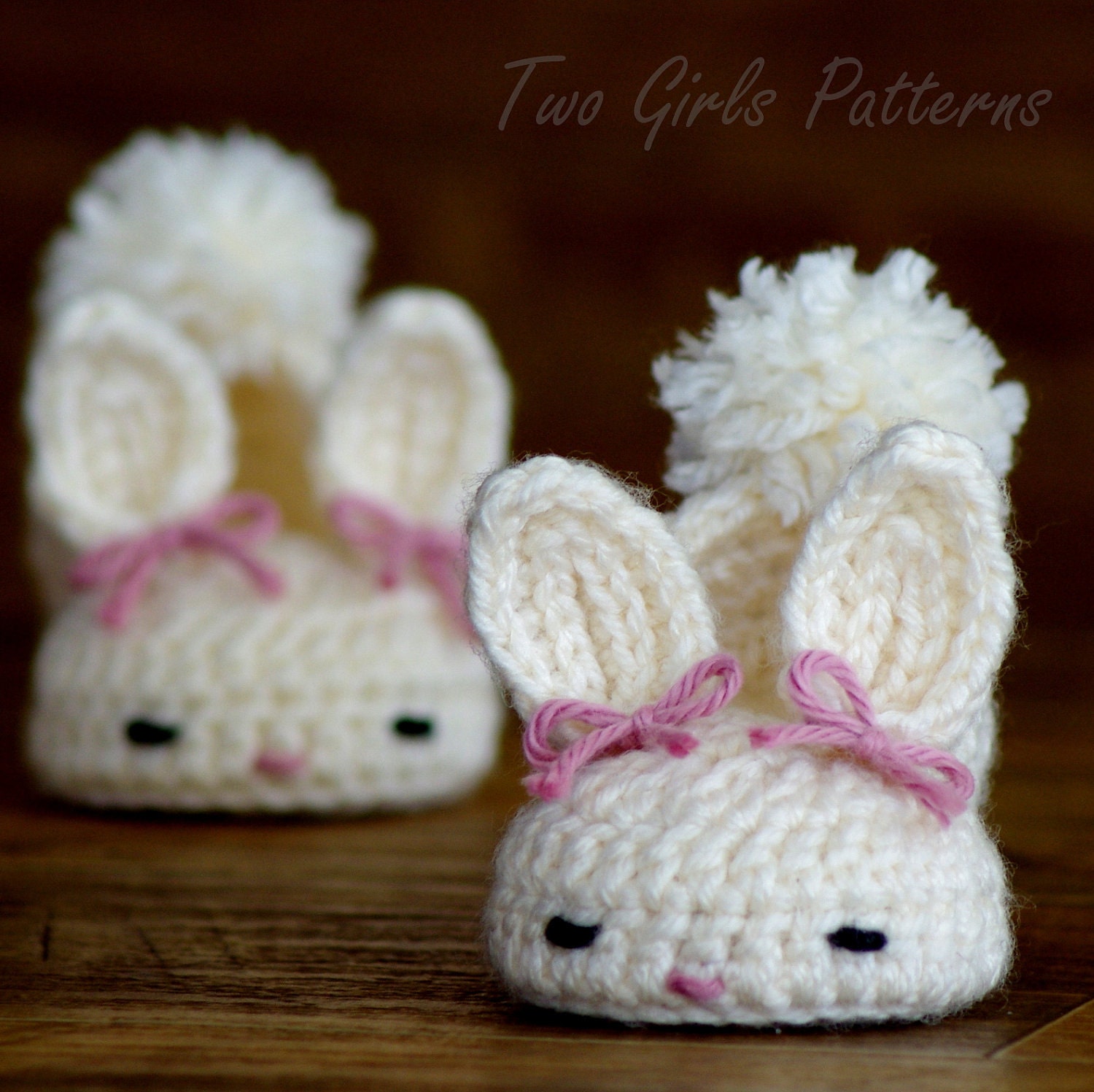 Crochet Pattern Baby Booties The Classic Year-Round Bunny House Slippers PDF Pattern - Pattern number 204 Instant Download