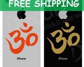 Om decal, iPhone 5/4 decal FREE SHIPPING, iPhone decals, iPhone stickers, iPhone 5/4 skins (can be resized to fit any phone for FREE)