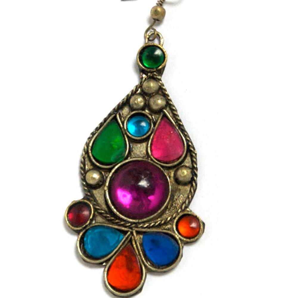 Rainbow Earrings Vintage