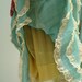 RESERVED 1920s silk floral glass beaded flapper dress