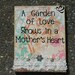Mothers Day gift wooden sign for home- A garden of love grows in a mothers heart saying/quote- vintage look with beads and lace