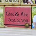 Personalized wedding, shower, anniversary gift with quote and wedding date- Love believes all things with photos set of five blocks