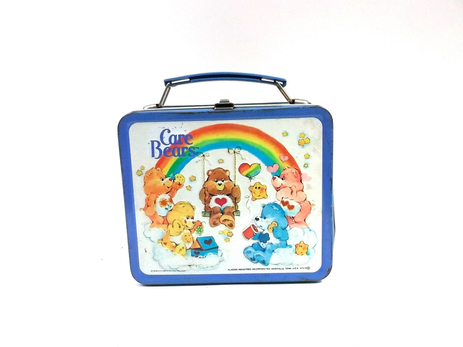 CARE BEARS Tin LUNCH Pale// Box 1980s classic collectors item