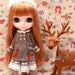 LAST SET - Girlish Forest Winter outfit set for Blythe - Blythe dress / Blythe outfit
