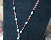 Turquoise Glass Pendant