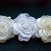 Ivory Wedding Hair Flowers clips Bridal Hair Flower Vintage Wedding Fascinator Bridesmaids Hair Rose Flower Wedding clips