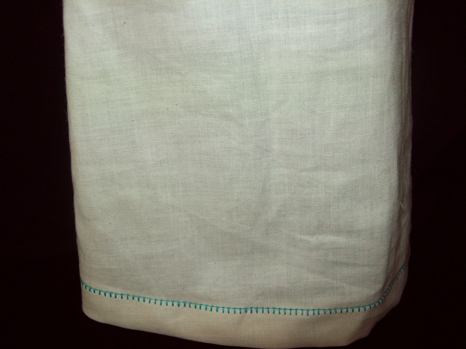 American Girl Doll Clothes  18 inch doll dress  Peasant style cotton muslim dress with embroidery trim.