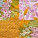 baby quilt girl bright floral
