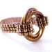 Brass Infinity Ring, Infinity Ring, Brass Chainmaille, Love Ring, Patina Ring, Bronze Beaded Ring, OOAK Ring, Handmade by JeannieRichard