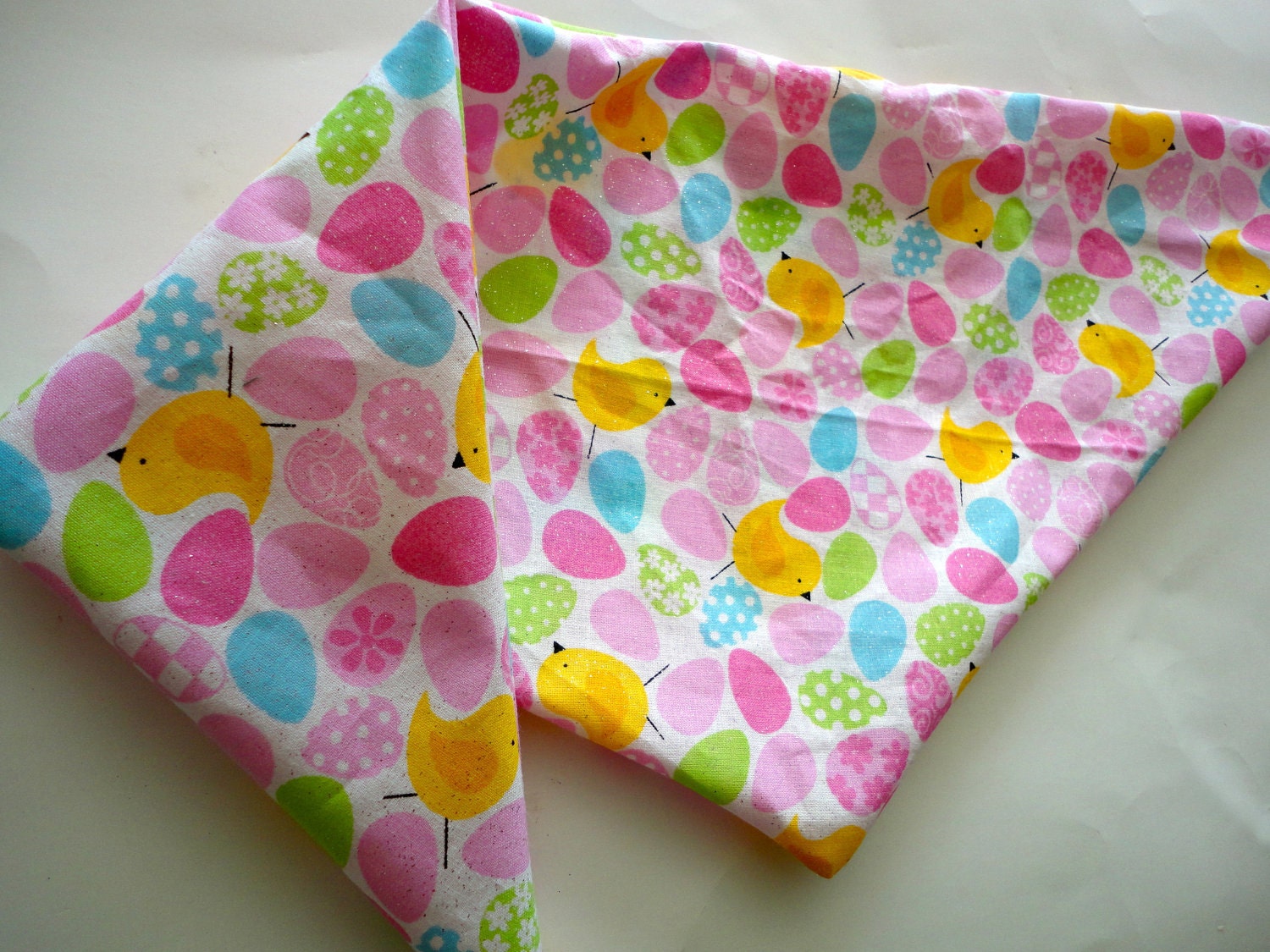 Easter Dog Bandana: Glitter Eggs and Chick
