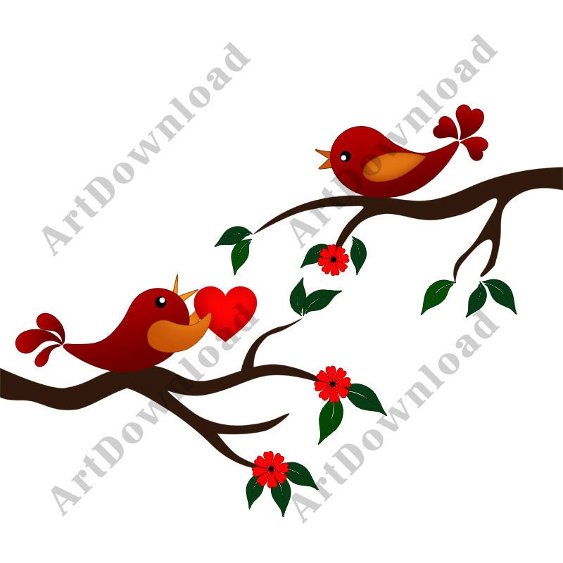 free lovebird clipart
