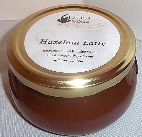 Hazelnut Latte wickless candle, perfect for candle warmers