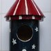 Birdhouse - Stars and stripes, partiotic decor, USA