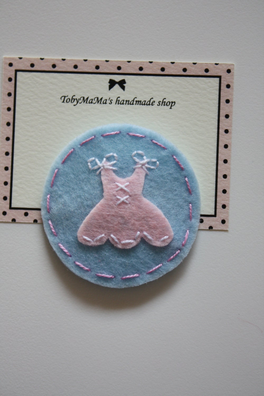 Ballet Dress Felt Hair Clip
