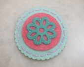 Lovely Felt Flower Hair Clip
