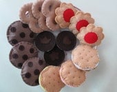 Super Felt Cookies Set - 15 Felt Cookies