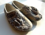 GREY FISH Felted Slippers