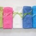 Terrycloth Toothbrush and Paste Travel Pouch in Turquoise...great little gift....free shipping