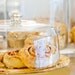 Cinnamon Roll - fine art photo print sweet bun dessert hostess gift kitchen wall decor pastry yellow mustard shabby romantic cake stand