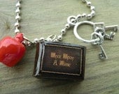 Once Upon A Time Necklace: Henry's Book, The Poison Apple and the Queen's Keys