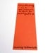 Calligraphed Bookmark in Orange - Reading is a Discount Ticket to Everywhere