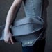 Grey Felt Dirigible Purse (Blimp Bag)