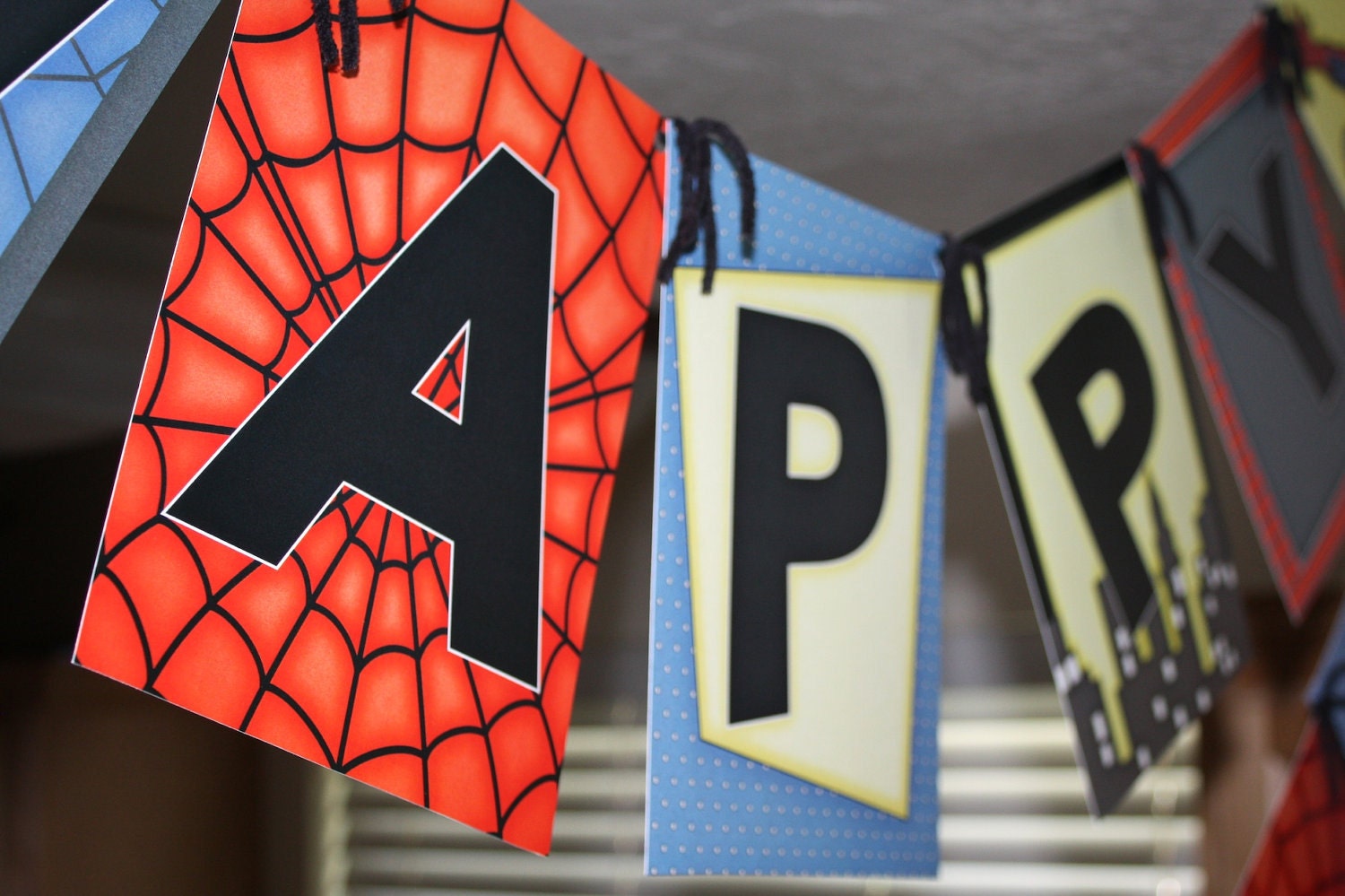 Birthday Spiderman Banner- Printable DIY