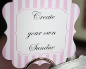 Ice Cream Birthday Party  Sundae Social Food Tag