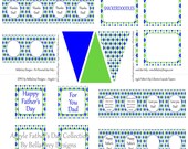 PRINTABLE Entire Collection - Custom Argyle Father's Day Collection - by BellaGrey Designs Il_170x135