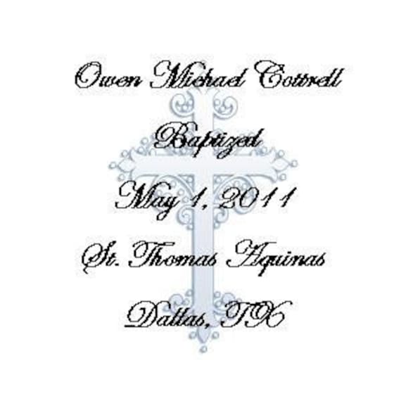 CUSTOM Toppers - Custom Baptism Collection - BellaGrey Designs Il_570xn