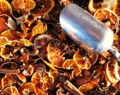 Homemade Potpourri-CINNAMON ORANGE SPICE-Rustic Primitive Country Home Decor-Includes sample refreshener oil