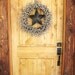 Rustic BARN STAR Wreath-LARGE Wreath-Creamy Vanilla Berry Wreath-Texas Star-Western Decor-Scented Cinnamon Vanilla-Choose your Scent