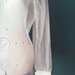 sheer white shirt silk organza blouse