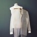 sheer white shirt silk organza blouse