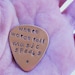 Custom Guitar Pick - Personalized Hand Stamped Copper Guitar Pick - Men's Music Lover Gift - Gift for Him Fathers Day