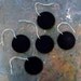 Set of 5 Circle Chalkboard Tags
