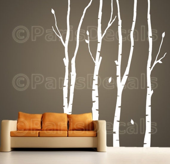 BIRCH TREES Vinyl Wall Decal (Product Code: T102 Birch)