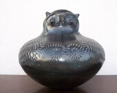 Native American Owl Pot Reynalda Q. De Lopez Mata Ortiz Artist Signed