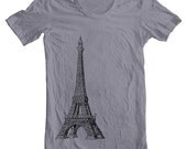Men's T Shirt Eiffel Tower American Apparel XS, S, M, L, XL 10 COLORS