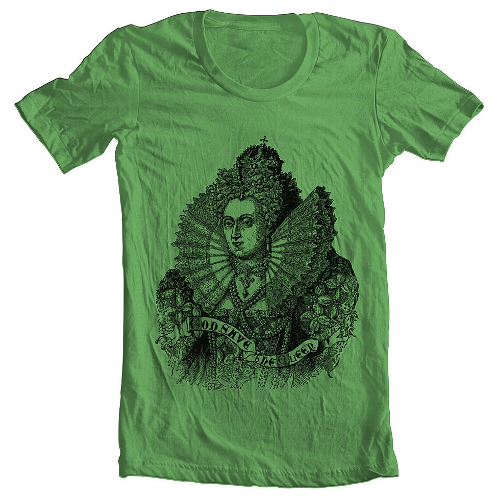 Unisex T Shirt God Save the Queen American Apparel XS, S, M, L, XL 9 COLORS