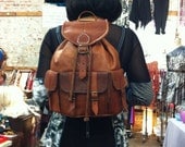 Leather Kangaroo Backpack