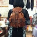 Leather Kangaroo Backpack