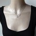 Sterling Silver Jewelry Necklace -Two Butterflies - Mother/Child