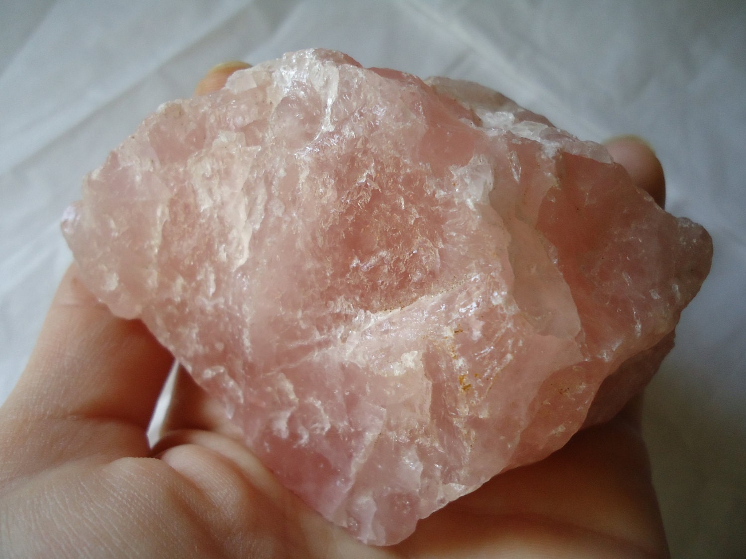 Large Natural Rough Rose Quartz