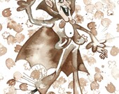 Cereal Monster Watercolor Prints: Count Chocula, Booberry and Frankenberry