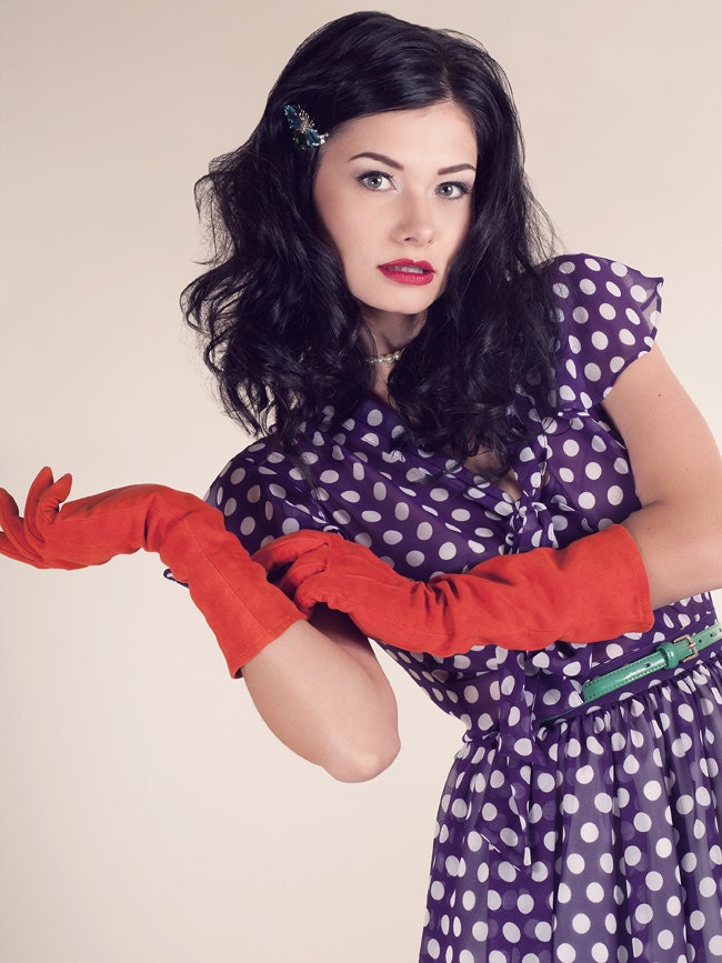 Mad About Polka Dots  Two Piece Dress 50% Off Sample Sale