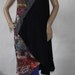 patchwork Ethnic Asymmetrical Sleeveless dress