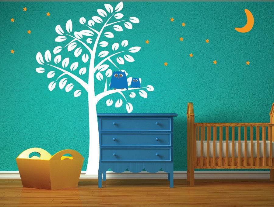 Wall Decal - Tree Wall Decal - Childrens Reusable Removable Decal - T102SWA